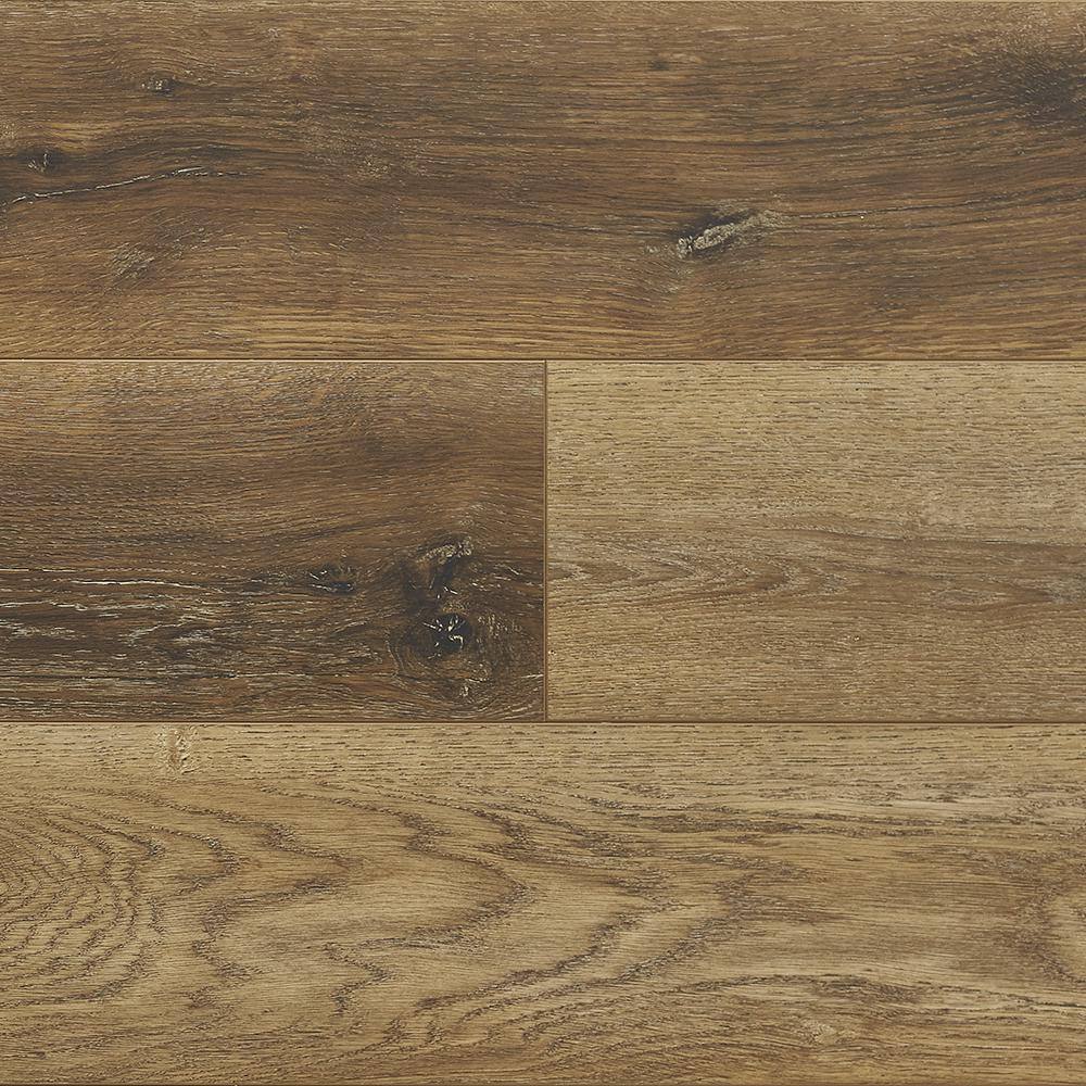 Bruce Hydralock Forest Brown 7 in. W x 60 in. L Floating Vinyl Plank ...