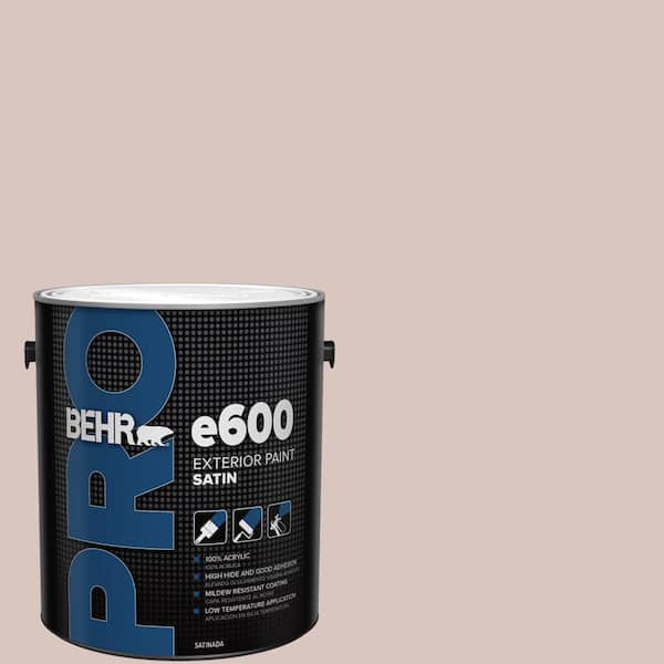 1 gal. #PPU2-06 Wisp of Mauve Satin Exterior Paint