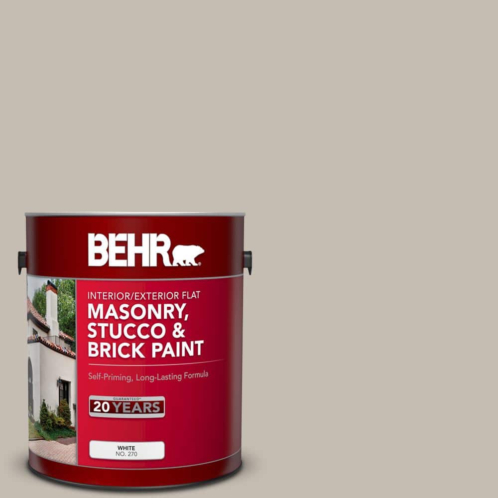 1 gal. #N320-3 Tanglewood Flat Interior/Exterior Masonry, Stucco and Brick 