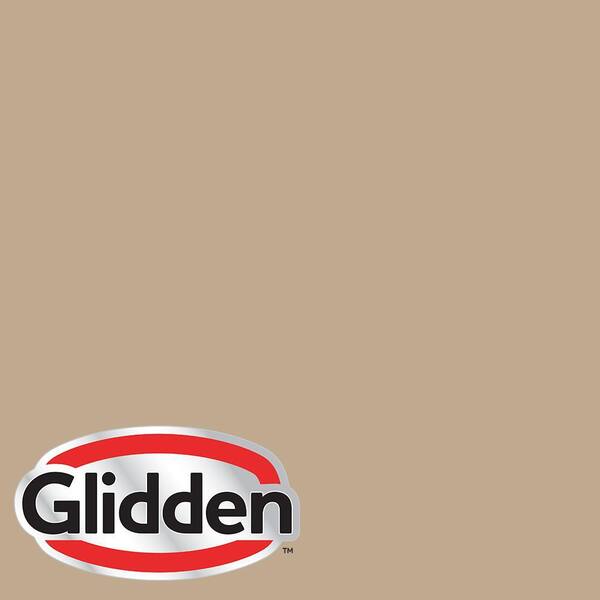 Glidden Essentials 1 gal. #HDGWN33 Camel Tan Semi-Gloss Exterior Paint