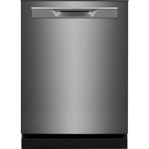 24 in. in Black Stainless Steel Built-In Tall Tub Dishwasher