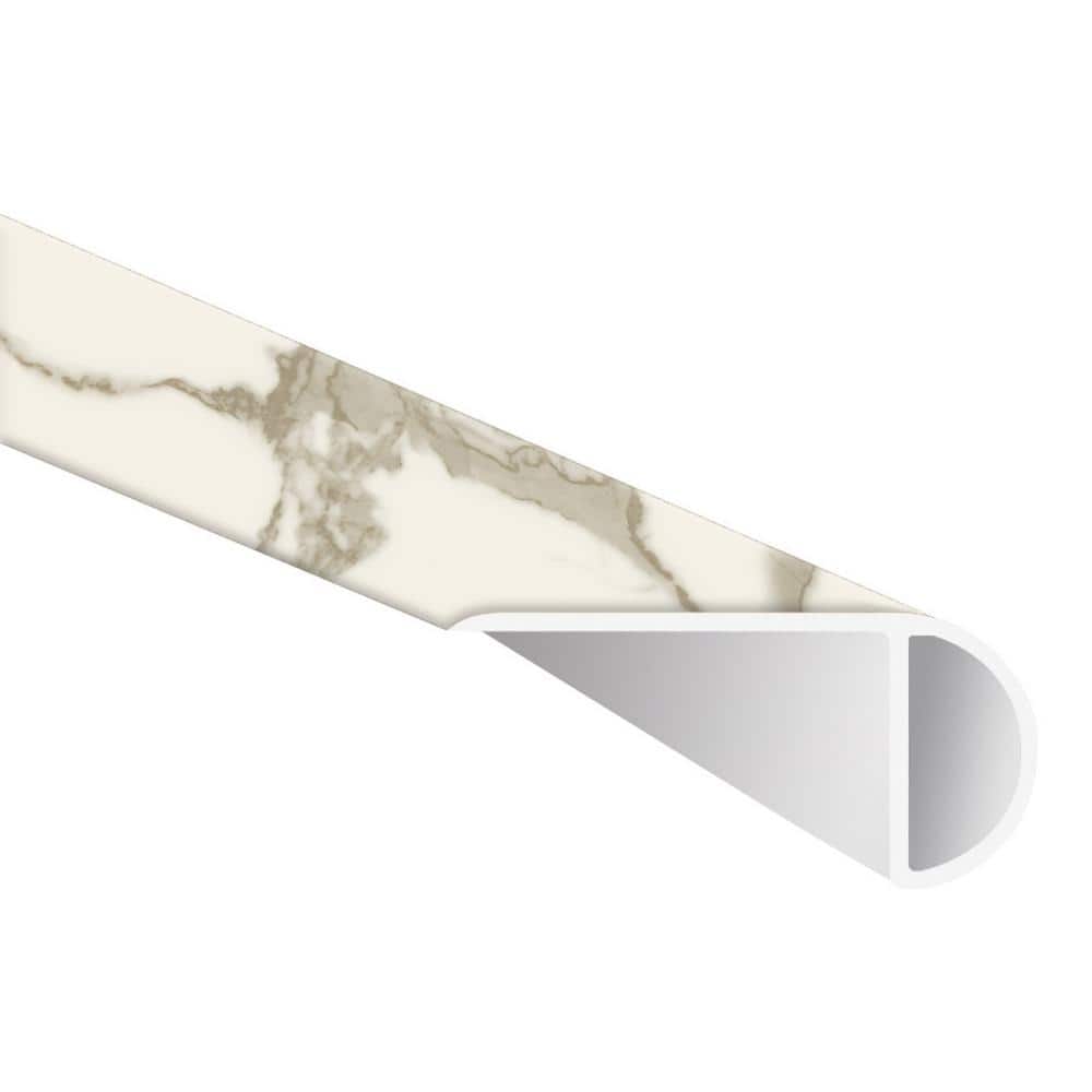 Harvested Marble 1 in. T x 2.23 in. W x 94 in. L Luxury Vinyl Overlapping Stair Nose Molding price history on PriceWatchPro