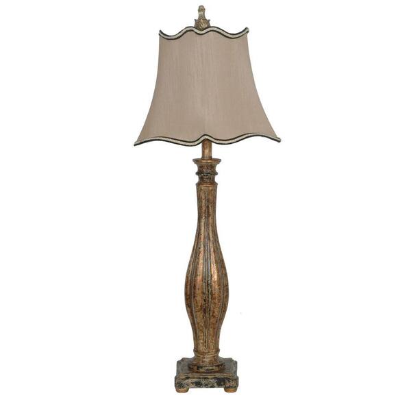 Absolute Decor 36.5 in. Italian Bronze Accent Lamp