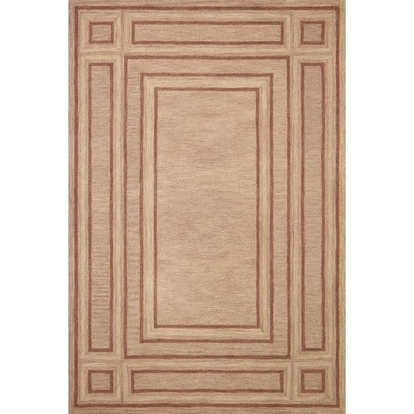 Chris Love Julia Alfie Blush / Rose 2 ft. 6 in. x 7 ft. 6 in.  Contemporary Runner Rug