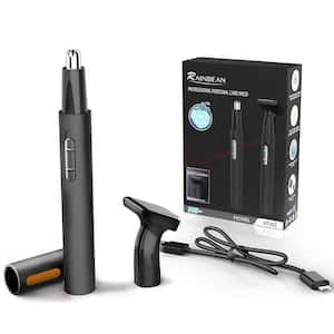 Professional Ear and Nose Hair Trimmer Nose Electric Razor with Stainless Steel Blad & IPX7 Waterproof System