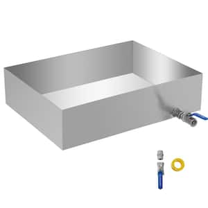 Maple Syrup Evaporator Pan 24 in. x 18 in. x 6 in. Stainless Steel Maple Syrup Boiling Pan for Boiling Maple Syrup