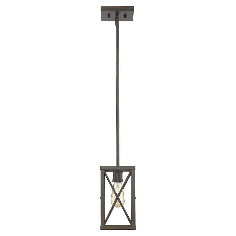 Bronze Mini Globe Glass Pendant Light