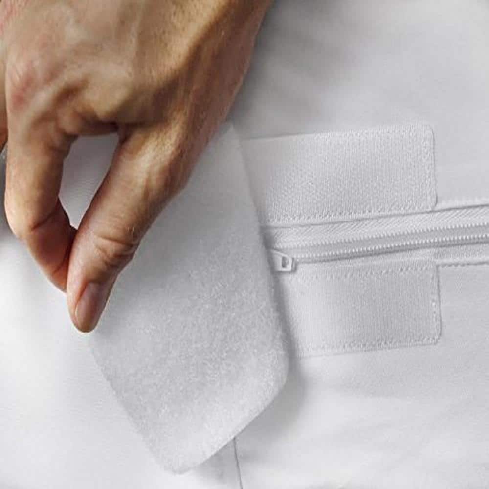 King Size White Waterproof Zippered Mattress Encasement