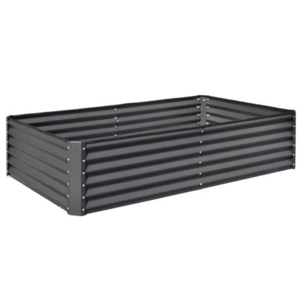 8x4x1.5ft Galvanized Raised Bed – Dark Grey, Veggies, Fruits, Flowers price history on PriceWatchPro