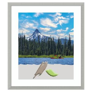Silver Leaf Wood Picture Frame Opening Size 20 x 24 in. (Matted To 16 x 20 in.)