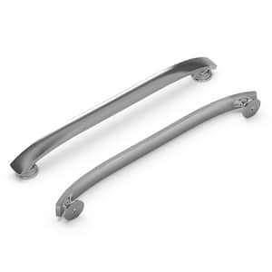 American Diner 12 in. Modern Appliance Cabinet Pull Satin Nickel Handle for Kitchen, Bathroom, and Furniture (5 Pack)