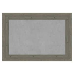 Fencepost Grey 39 in. x 27 in. Framed Magnetic Board