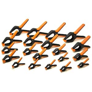 Spring Clamp Set with 3/4 in., 1 in., 2 in. and 3 in. Clamps (20-Piece)