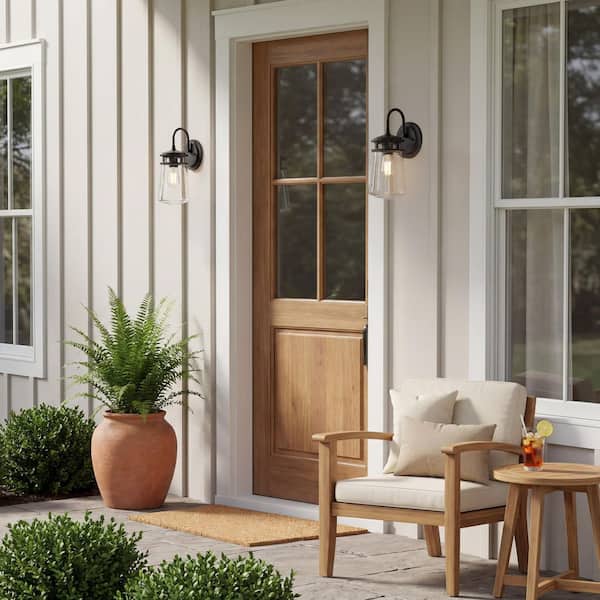 KICHLER Lyndon 1-Light Architectural Bronze Outdoor Hardwired Barn