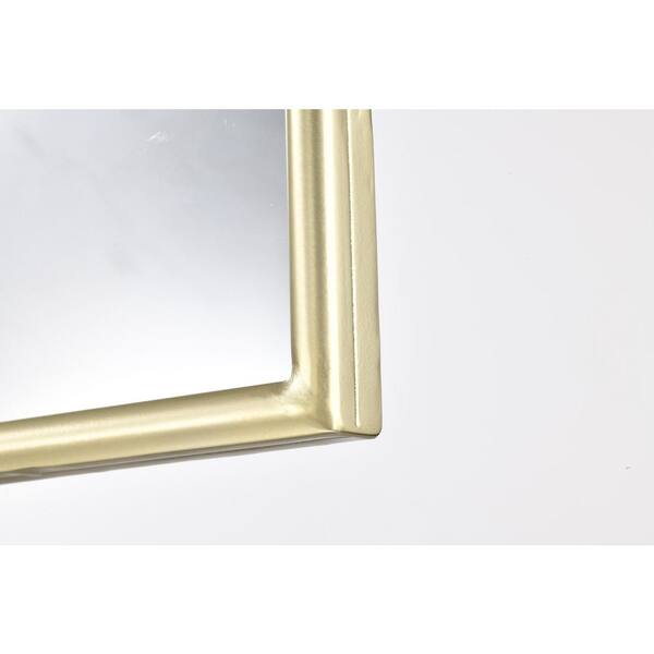 Antique Brass Sheathed Rectangular Mirror – Small | EllenCollection | Villa  & House