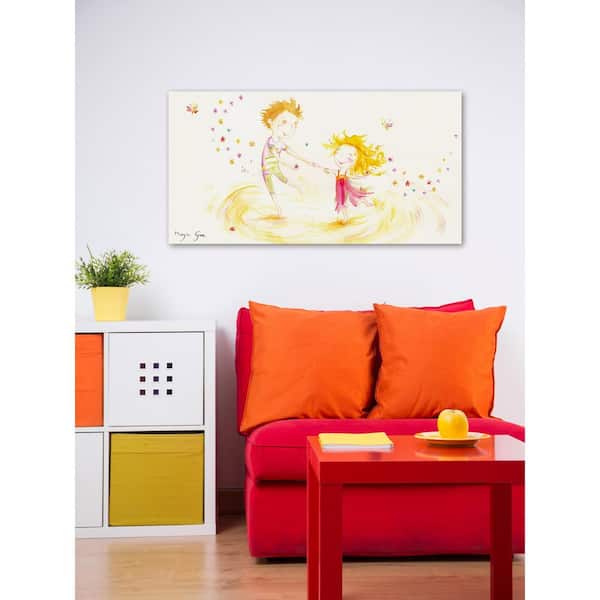 Unbranded 18 in. H x 36 in. W "Celebration Dance" by Maya Gur Printed Canvas Wall Art