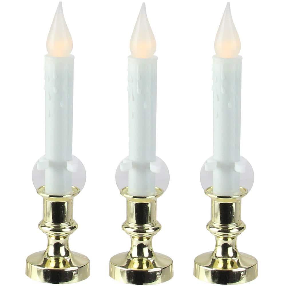 Set of 2 Vintage Christmas House Candle Pigtail Light Plug in Candle To Lights 