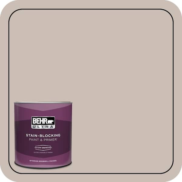 BEHR ULTRA 1 qt. #N180-3 Race Track Extra Durable Eggshell Enamel Interior Paint & Primer