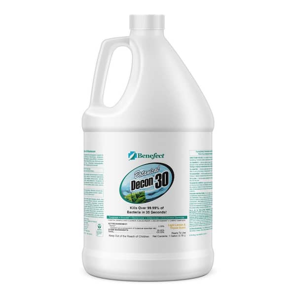 BENEFECT 1 gal. All-Purpose Botanical Cleaner and Disinfectant Decon 30 for Germs & Mold Remediation on Multi-Surface (1 Unit)