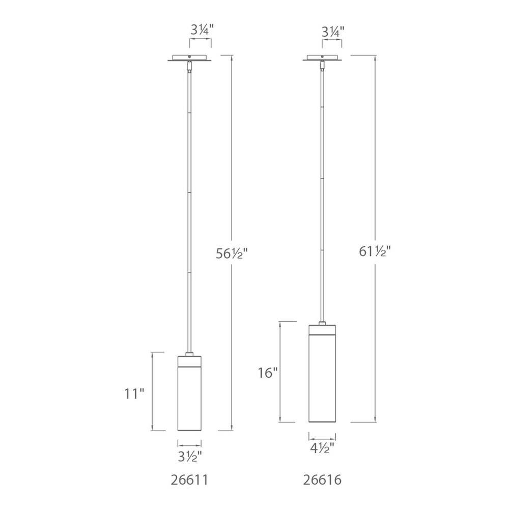 Satin Nickel Elementum Mini LED Pendant with Etched Opal Glass