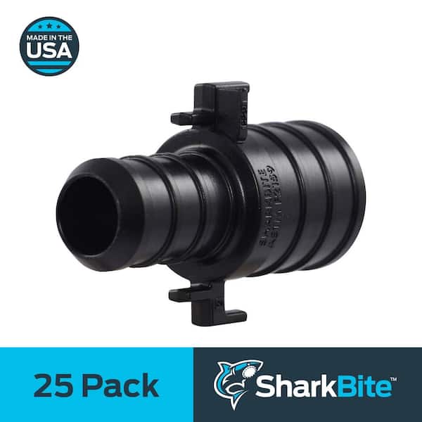 SharkBite 3/4 in. PEX Barb x 1/2 in. PEX Barb Plastic Reducing Coupling Fitting (Bag of 25)
