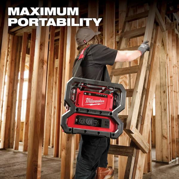 Milwaukee M18 18V Lithium-Ion Cordless 3600-Watt/1800-Watt Battery Powered Power  Supply 2845-20 - The Home Depot