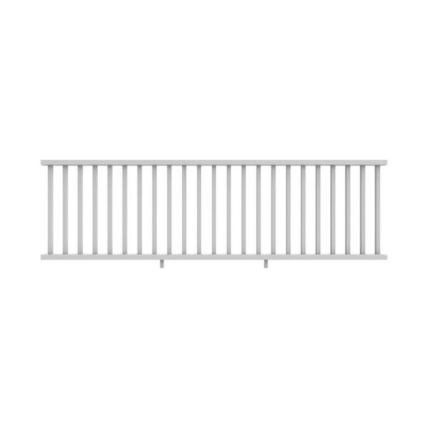 Barrette Outdoor Living Select White Vinyl Rail Kit with Square Balusters