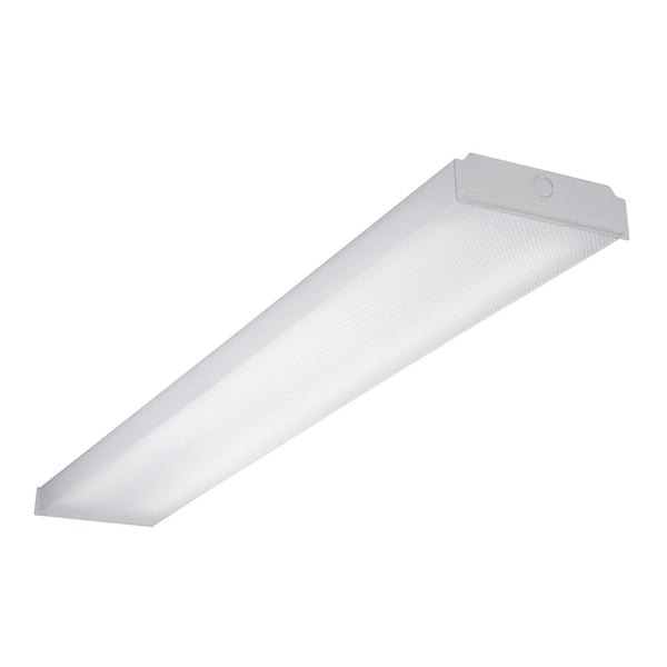 Metalux WNLED 4 ft. 4062 Lumens White Integrated LED Linear Wraparound Light at 4000K, 36W 80 CRI
