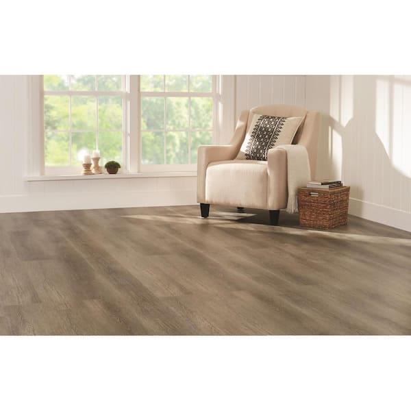 Sanibel Oak 6 MIL x 7.2 in. W x 42 in. L Click Lock Waterproof Luxury Vinyl Plank Flooring (25.2 sqft/case)