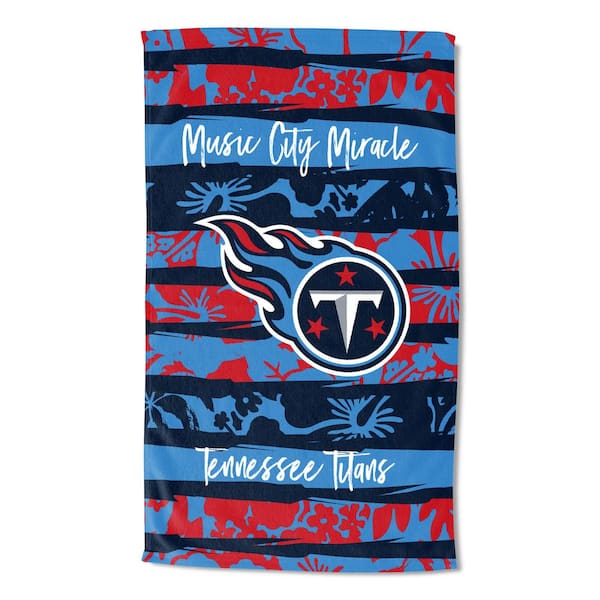 THE NORTHWEST GROUP NFL Titans Cotton/Polyester Blend Multi Color Pocket Beach Towel