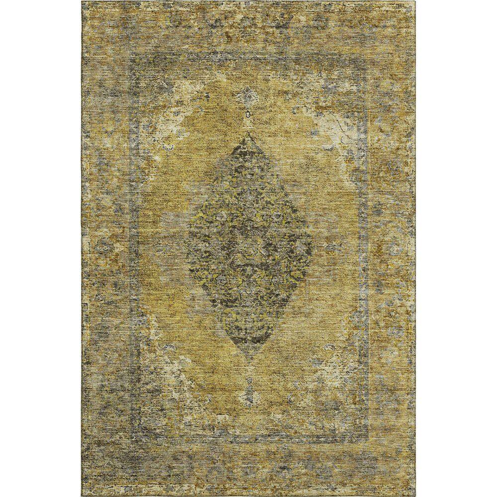 Mayfield Premium Machine Washable Abstract AMF2021 Wheat 5 ft. x 7 ft. 6 in. Area Rug price history on PriceWatchPro