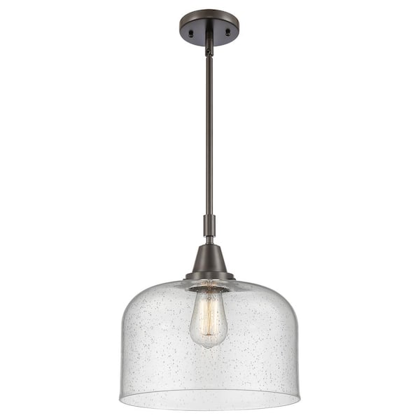 Kira Home Lucy 60-Watt 1-Light Brushed Nickel Modern Pendant