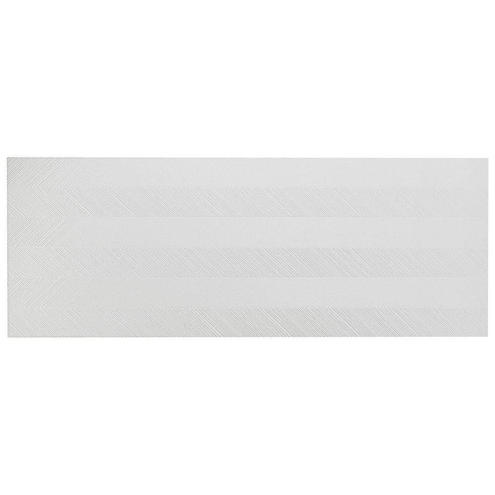 Alabaster Weave White 6 in. x 0.52 in. Textured Matte Ceramic Wall Tile Sample price history on PriceWatchPro