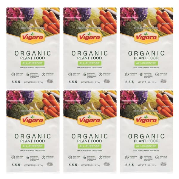 6 lb. Organic All Purpose Plant Food 5-5-5 (6-Pack)