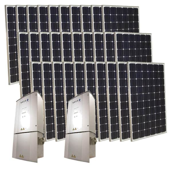 Grape Solar 7,500-Watt Monocrystalline PV Grid-Tied Solar Power Kit-DISCONTINUED