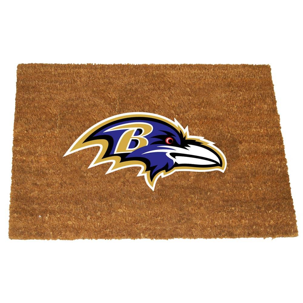 Baltimore Ravens 19.5 in. x 29.5 in. Coir Fiber Colored Logo Door Mat price history on PriceWatchPro