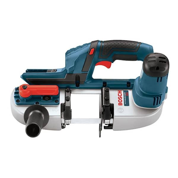Bosch 18 Volt Lithium-Ion Cordless Electric Compact Portable Band Saw with 3 Blades (Tool-Only)