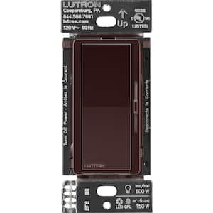 Diva Smart Dimmer Switch for Caséta Smart Lighting, Brown