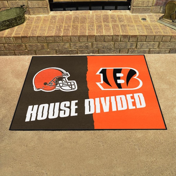 House Divided Steelers and Browns Double Sided Garden Flag