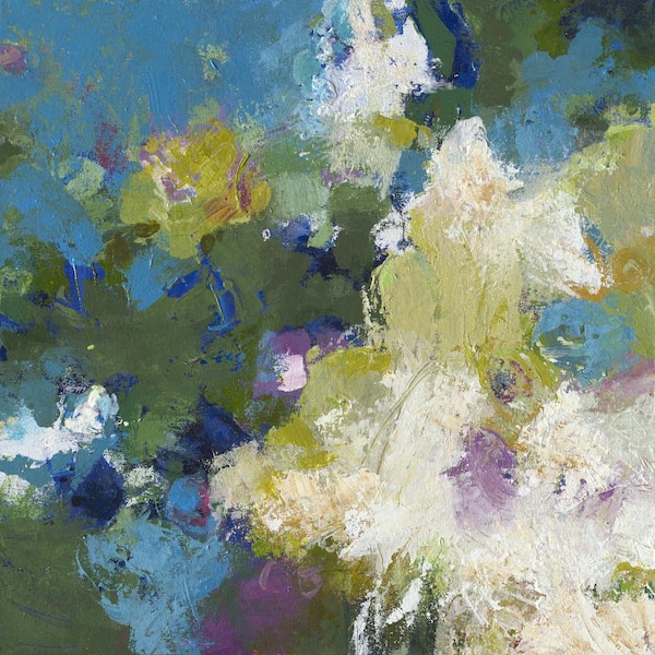 Giant Art 84 in. x 84 in. "Growing Season" By Janet Bothne Wall Art