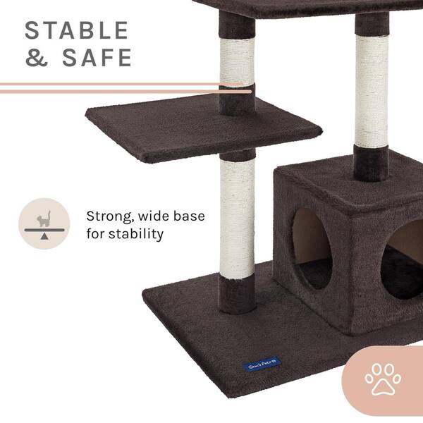 Sam's Pets - Randolph 43 in. Brown Cat Tree