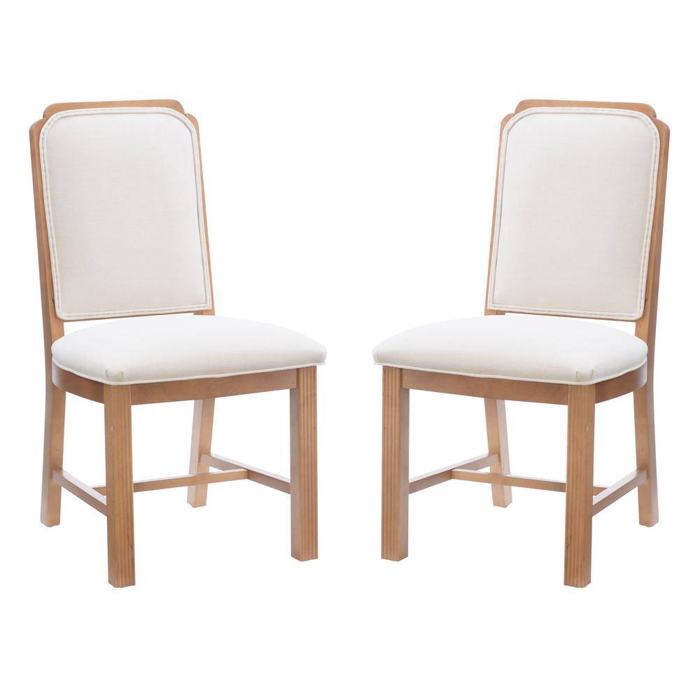Linon Home Decor Jett Brown Side Chair (2Pack) THDAC04769 The Home Depot