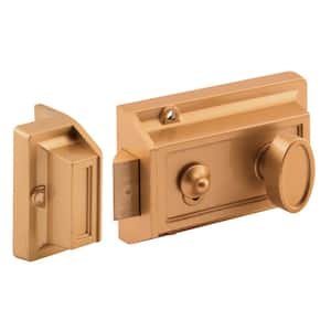 Diecast Brass, Night Latch and Locking Cylinder