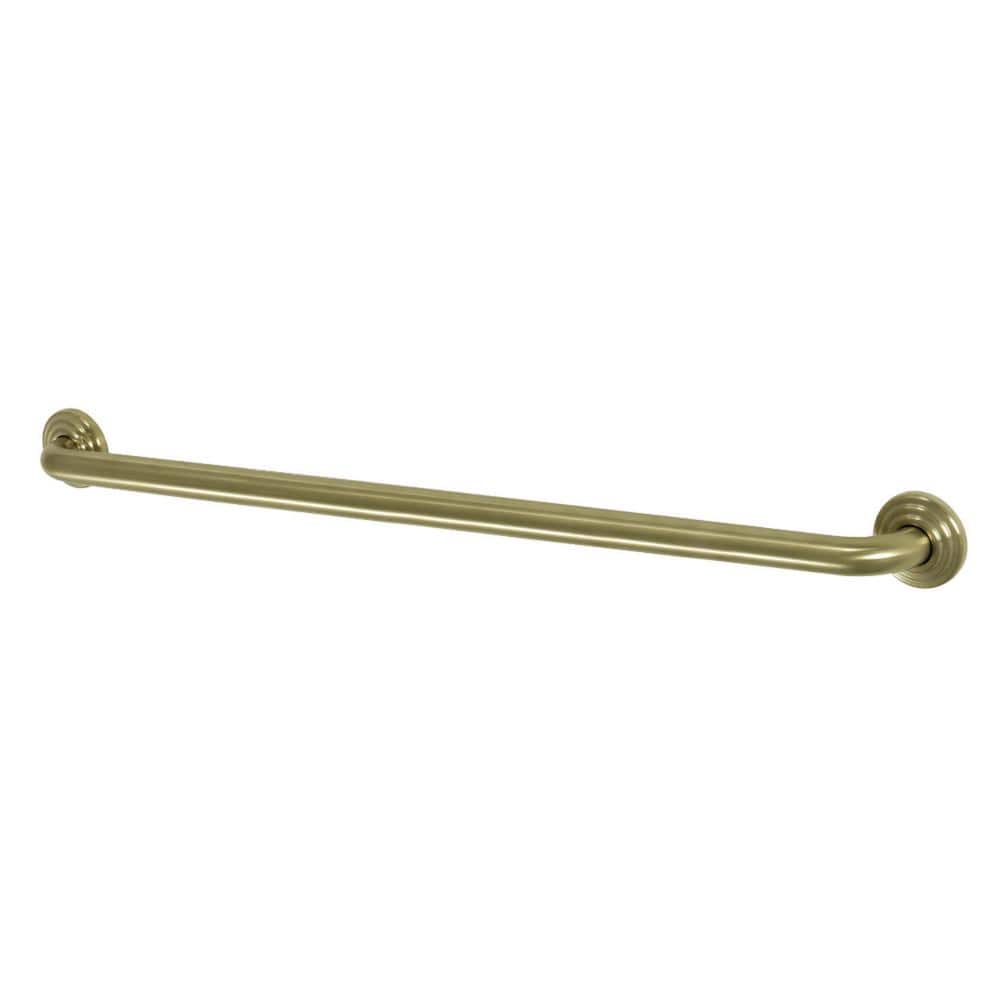 Restoration 32 in. x 1-1/4 in. Grab Bar in Brushed Brass price history on PriceWatchPro