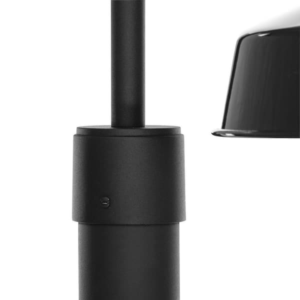 Progress Lighting Cedar Springs 1-Light Textured Black Aluminum