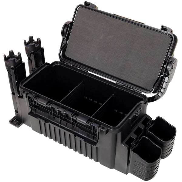 green black tackle box Fishing Single Tray Box- 55 Piece Tackle Gear Kit Includes Sinkers, Hooks Lures Bobbers Swivels and Fishing Line By Wakeman Outdoors Lime : Sports & Outdoors The new Flambeau Frost Green 3 Damodpoy 9 in. W Army