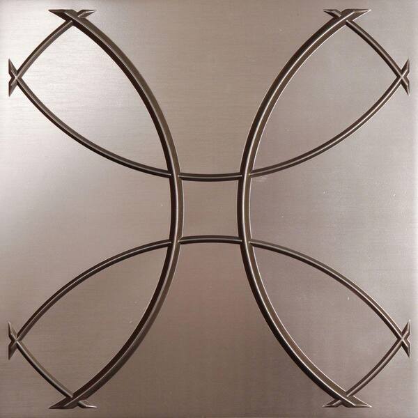 Ceilume Celestial Faux Tin Evaluation Sample, Not suitable for installation - 2 ft. x 2 ft. Lay-in or Glue-up Ceiling Panel