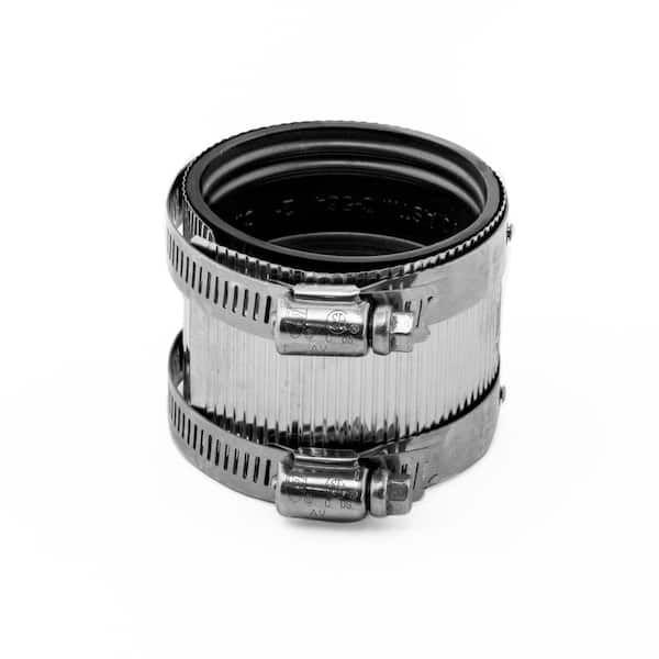 American Valve No Hub Coupling 2 in. Neoprene for Cast Iron or PVC Coupling