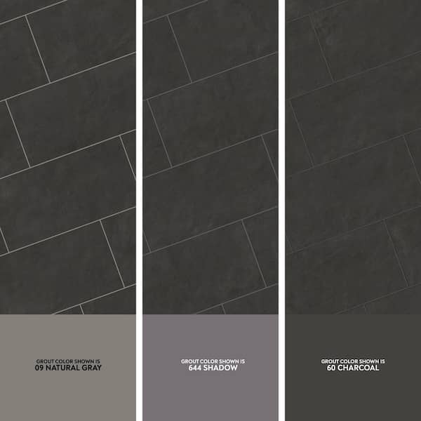 Corso Italia Urban Black Evo 11.75 in. x 11.75 in. Concrete Look
