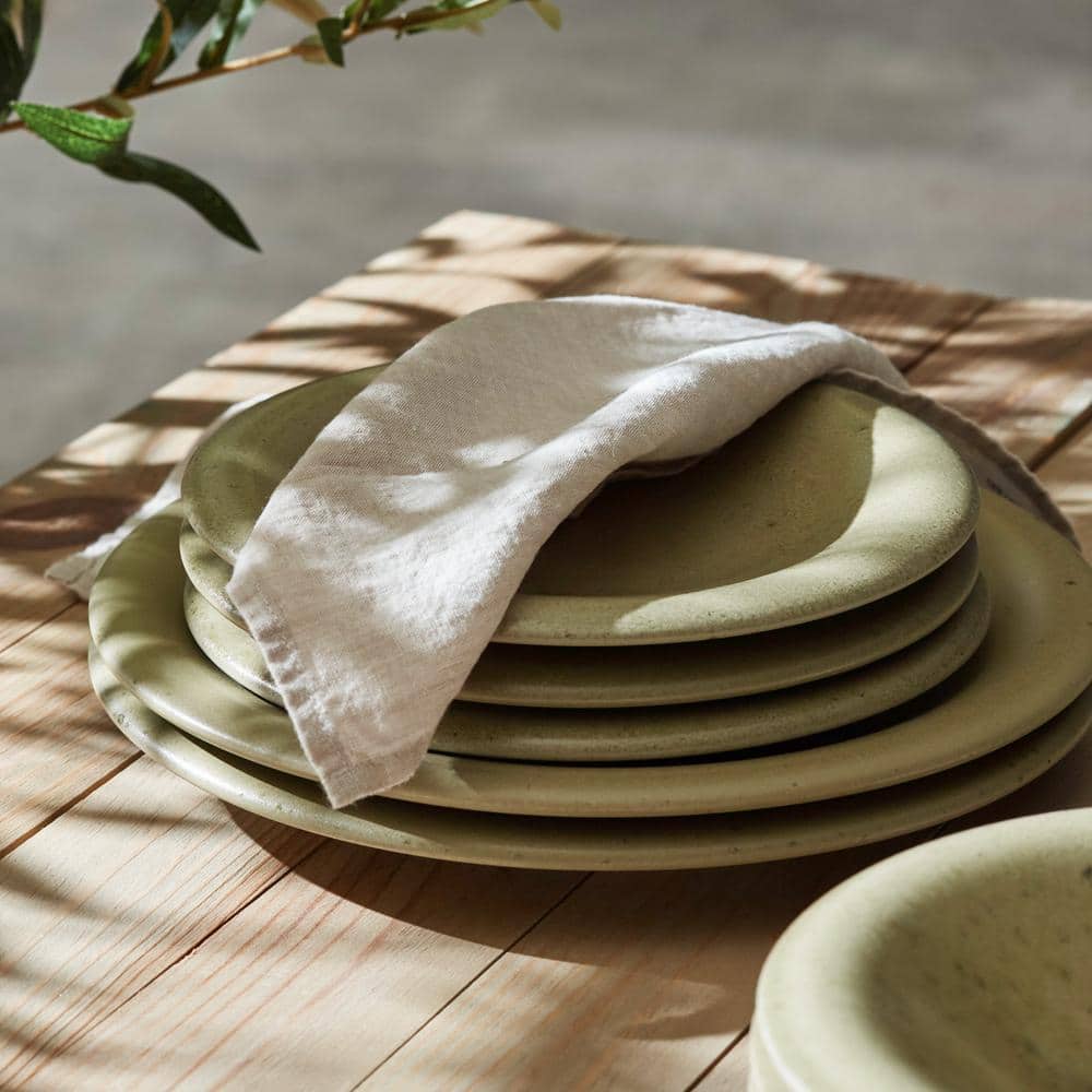 Aro 12-Piece Off-White Ceramic Dinnerware Set, Service for 4